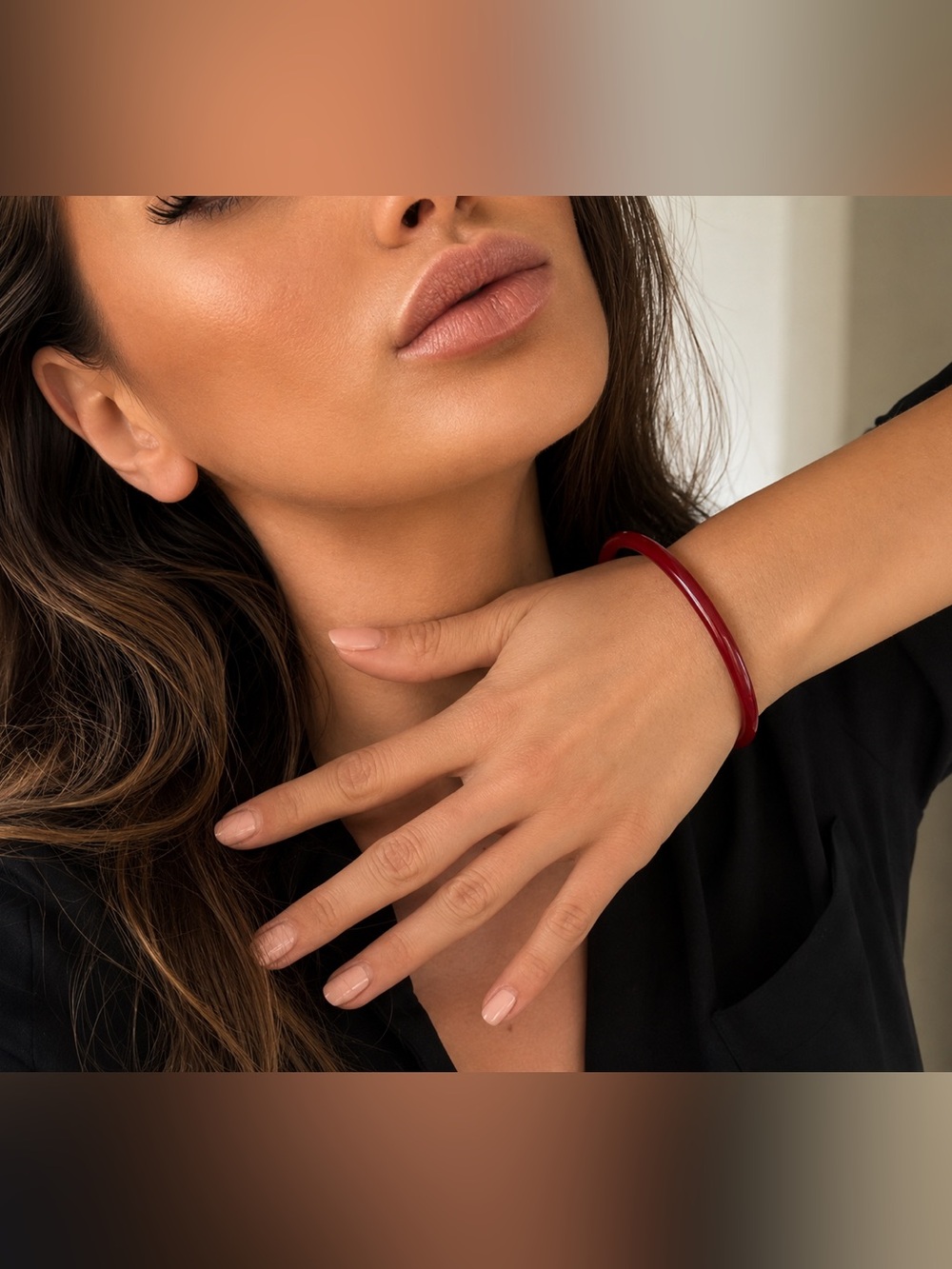 red bangle bracelet Fashion Jewelry Bargains Deals Sales Buys Accessories Gifts